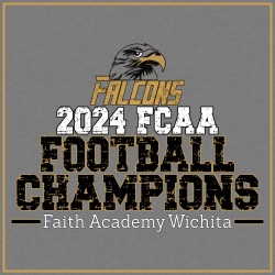 Falcons Football 2024 FCAA Champs T-Shirt Falcons Football 2024 FCAA Champs T-Shirt