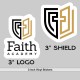 Faith Academy Logo Stickers