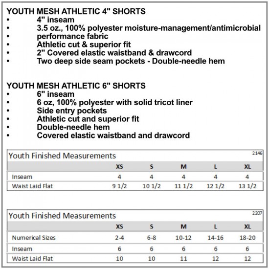 FA Youth PE Uniform
